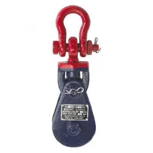 Pasteca de acero con grillete