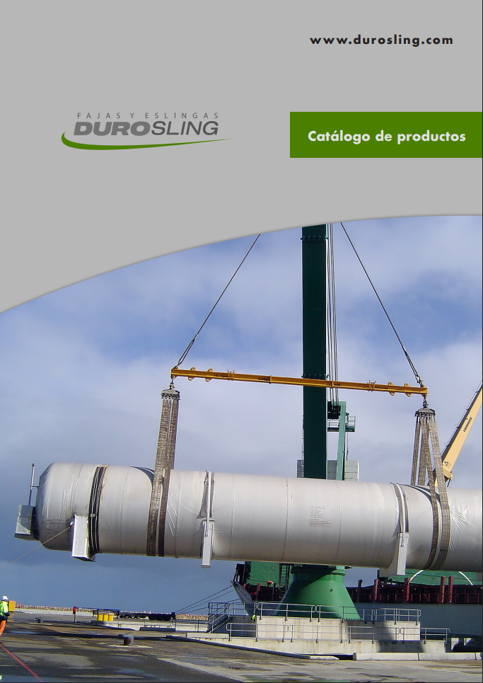 Portada catálogo de eslingas