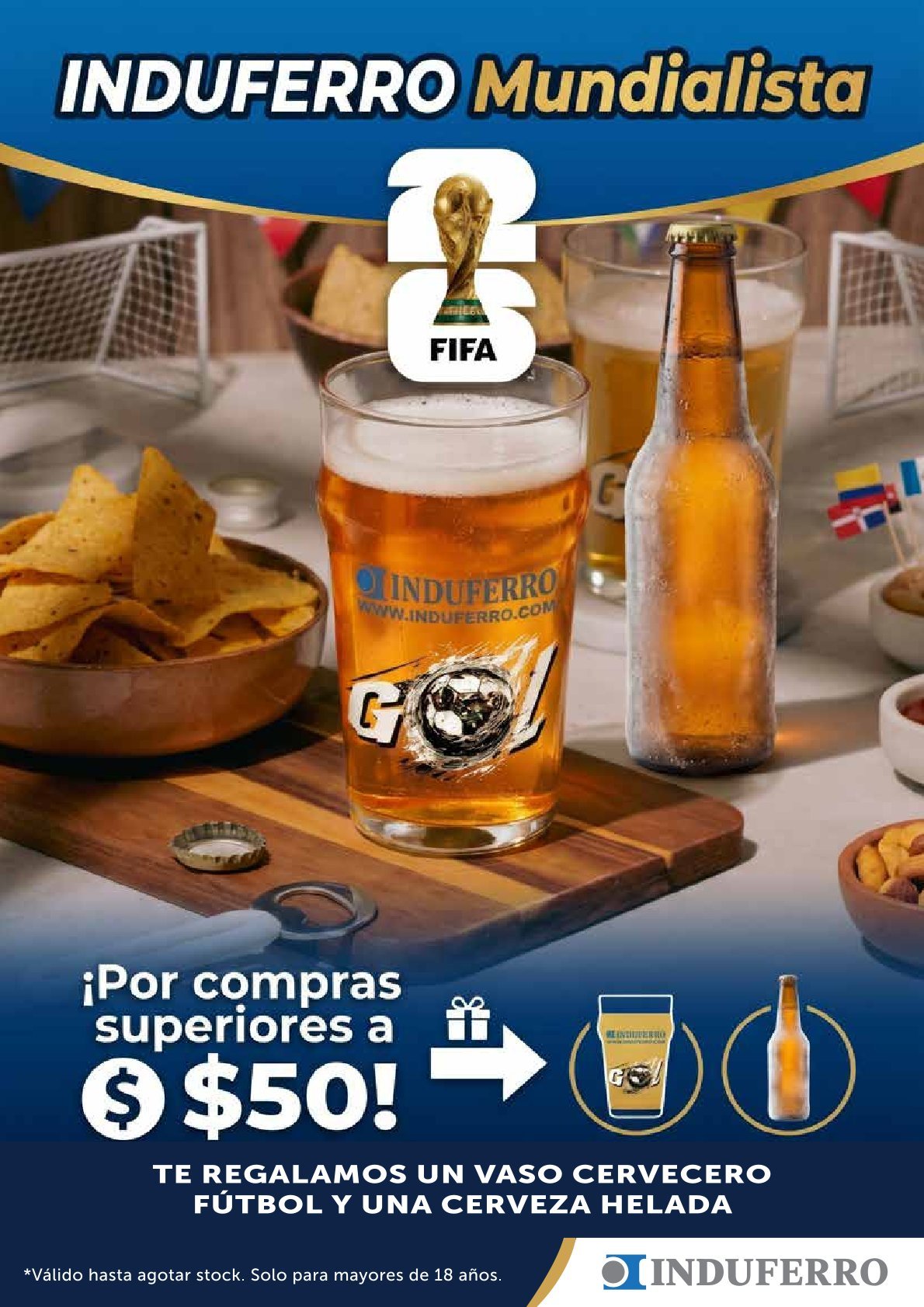 Promo mundialista Induferro